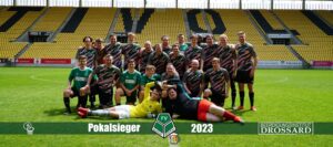 FVV Bier Teamfoto nach Pokalsieg 2023
