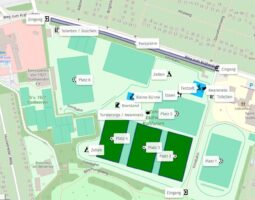 Karte der Sportanlage Stadtwerder